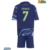 Ajax Raul Moro #7 Bortedraktsett Barn 2025-26 Kortermet (+ Korte bukser)